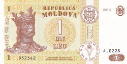1    Leu  2013  Moldova   A képen látható állapotban