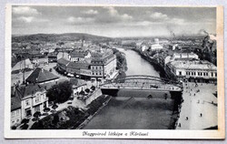 Nagyvárad - Látkép a Körössel  madártávlat  1942