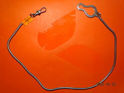 RÉGI VINTAGE FÉM ZSEBÓRA LÁNC ZSEBÓRALÁNC  49 CM