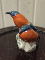 Herendi madár pár kék