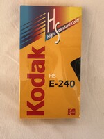 Kodak HS E-240 VHS kazetta bontatlan gyári fóliás  19x10,5x2,5 cm