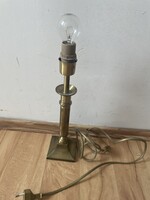 Asztali lámpa hiányos búra nélkül 80as évek jó állapotban