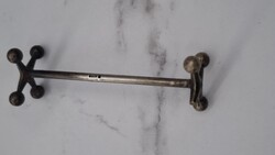 Antik ezüstözött kés bakk