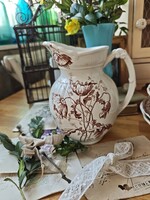 Antik Winkle&Co Stoke on Trent York mákvirágos kancsó