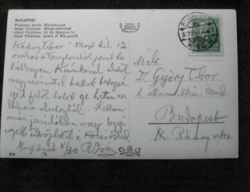 Reményi-Schneller Iván/?/ Palatinus szállós lapja dr. Győry Tibornak 30-as évek