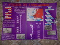 " A világbéke őre a Varsói Szerződés " - retro politikai plakát - karton