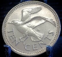 Barbados 10 cent, 1973 Verdejel nélkü D03C2