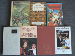 Jókai Mór 7 db kötete egyben A huszti beteglátogatók Az arany ember Fekete gyémántok Kárpáthy Zoltán