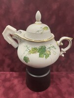 Hollóházi porcelán Arany Tokaj mintàs kávé főző