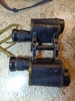 II. világháborús brit katonai távcső – Prism Binocular No.2 Mk II – graticule – eredeti tok