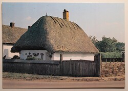 Képeslap, Tiszakécske, Móricz Zsigmond emlékház, tájház, múzeum