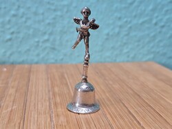 Ezüst miniatűr csengő