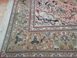 Jelenetes perzsa szőnyeg, 320cm x 250cm