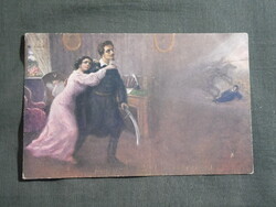 Képeslap,híres emberek,Magyar klasszikusok sorozat,Petőfi Sándor,1915-
