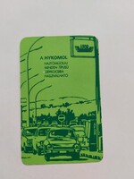 ÁFOR VEVŐSZOLGÁLAT 1978. évi kártyanaptár - HYKOMOL hajtóműolaj