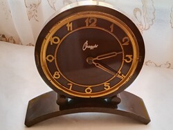 Óra asztali 006 - Óragyár mechanikus felhúzós kandalló art deco óra alkatrésznek retro