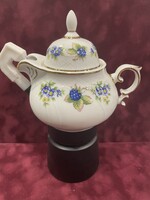 Hollóházi porcelán Szeder mintàs kávé főző