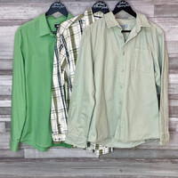 H&M, George, Authentic zöld férfi ing szett M
