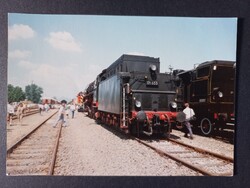 MÁV 01.533 gőzmozdony vasúti rendezvényen – színes fotó