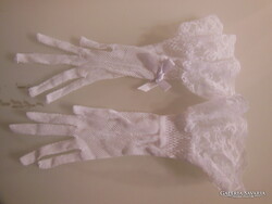KESZTYŰ - ÚJ - CSIPKE - 25 x 16 cm  - DEKORÁCIÓNAK IS - HIBÁTLAN