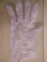 KESZTYŰ - ÚJ - CSIPKE - 21 x 9 cm  - DEKORÁCIÓNAK IS - HIBÁTLAN