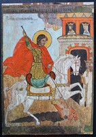Képeslap, Művészet, Finn- Sárkányölő Szent György, Kuopio