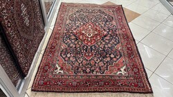 4301 MESESZÉP Iráni Kashan Kézi csomó gyapjú perzsa szőnyeg 128X210CM