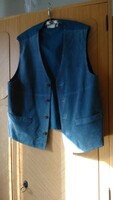 Boy - men's 4-button leather vest - also suitable for suit - in excellent condition