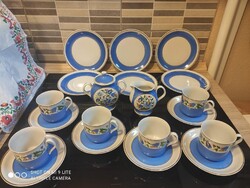 Ritka, 25részes Lubiana porcelán készlet – Kasub népi mintás ​Eladó egy kivételesen gazdag összeáll