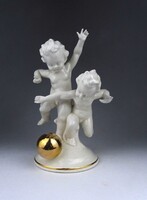 1Z340 old german carl scheidig grafenthal ball player putts porcelain figurine 18 cm