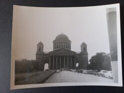 Esztergom a Bazilikával - parkoló autók 1970-es évek