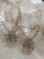 Antik árt Deco pohár párban