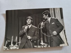 JANKA BÉLA - BERÉNYI BEZZEGH GYÖRGY: MESÉLJ A NŐKRÓL! fekete-fehér régi dalszöveges fotólap