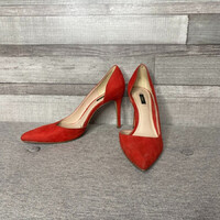 MNG piros magassarkú cipő 38