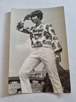 HARANGOZÓ TERÉZ - MÉG HAZAKÍSÉR fekete-fehér régi dalszöveges fotólap  - Táncdalfesztivál