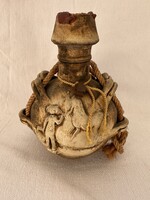 Lacrima Christi olasz kerámia palack 15x13 cm