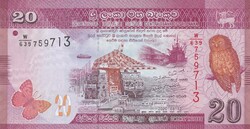 20  Rúpia  2020  Srí - Lanka   A képen látható állapotban