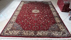 4341 -40%KEDVEZMÉNY ÚJ Hindu Tabríz kézi gyapjú perzsa szőnyeg 205X300CM