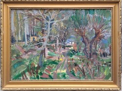 Uhrig Zsigmond (1919-1993) : Napfényes táj