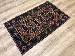 SOUMAK - KAUKÁZUSI kézi szövésű gyapjú szőnyeg, 73 x 125 cm