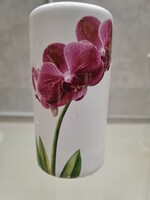 Vintage stílusú csodás porcelán fogkefe tartó / modern váza (13 cm) – Hibátlan!
