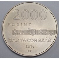 Magyarország,2000 forint 2014 - Egressy Béni UNC nikkel