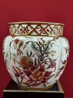 Zsolnay orchidea mintás 17 cm-es kaspó