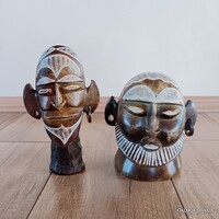 Régi Afrikai faragott kő szobrok