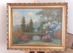 (K) Tordai Székely Mihály festmény 96x76 cm kerettel