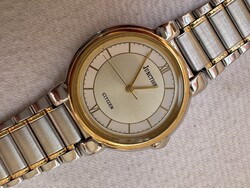 Japán Citizen Junction eredeti kvarc karóra szép 31 mm
