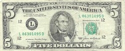 5 dollár 1985 "H" USA amerikai