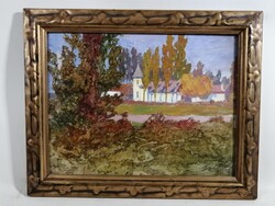 REICHL KÁLMÁN /1879-1926/ ÉPÍTÉSZ, FESTŐMŰVÉSZ - A NYARALÓ