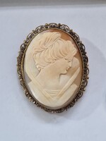 Kitüző - faragott női fej