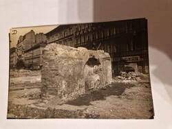 1930 körül, Budapest, Podmaniczky utca, bontás, két fotó